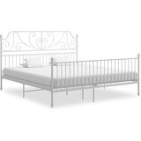  Za krevet bijeli metalni 180 x 200 cm Cijene