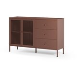 Marckeric Bordo rdeča kovinska komoda 140x90x40 cm Fayna – | Shoptok.si