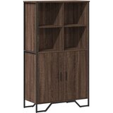 Maison Chic Visoka omara - Komoda - Predalnik rjavi hrast 79,5x35,5x137,5 cm inženirski les, (21718741) Cene