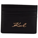 Karl Lagerfeld Denarnica SIGNATURE CARDHOLDER Črna