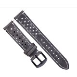 INF vintage usnje crazy horse univerzalni pas za pametne ure - hitra sprostitev grey 22 mm, (5000079040) | Shoptok.si