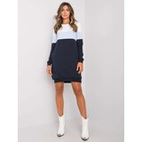 RUE PARIS Dress-RV-SK-5869.04-navy blue | shoptok.hr