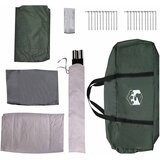  Tunelski šator s krovom Maslinasto zelena 370 x 275 x 210 cm | shoptok.hr