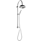 Sapho Mjedeni set za tuš kabinu u sjajno srebrnoj boji s glavom za tuš/sa ručnim tušem 142 cm Antea – | shoptok.hr