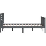  Za krevet od masivnog drva sivi 200 x 200 cm | shoptok.hr