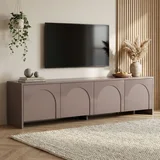 Smeđe-siva TV komoda 180x45x32 cm Aurelia –