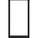  Noge za barski stol U-oblika 2 kom Crne 60 x (100-101) cm Čelik | shoptok.hr