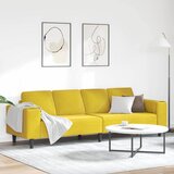 vidaXL Set sofe Žuta Baršun | shoptok.hr