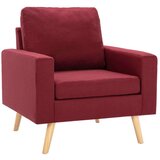  2-dijelni set sofa od tkanine crvena boja vina | shoptok.hr