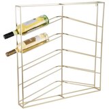 PT LIVING Zidni metalni držač za boce vina u zlatnoj boji broj boca 10 kom 67x66x7,5 cm Cuadro – | shoptok.hr