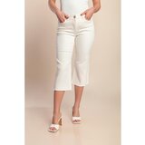 Fenzy Plus Size Kavbojke Kapri Dolžina, Bele | Shoptok.si