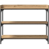  Konzolni stol s policom hrast artisan 100 x 30 x 80 cm | shoptok.hr