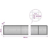  Gabion s žicom debljine 3 5 mm i mrežom 5x2 5 cm 950x30x50 cm - 30 cm 50 cm 950 cm | shoptok.hr