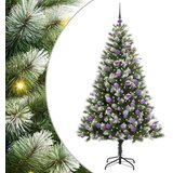 vidaXL Umetna zložljiva božična jelka s snežno oblogo 180 cm | Shoptok.si