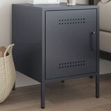 The Living Store Nočna omarica antracit 36x39x50,5 cm jeklo - Nočna Omarica, (21568474) | Shoptok.si