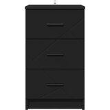  Noćni ormar s ladicama Crna 38 x 38 x 66 cm Konstruirano drvo | Eponuda.ba