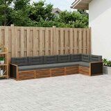  Set vanjskih sofa 6 pcs Prirodna i antracit 406 x 168,5 x 73 cm | shoptok.hr