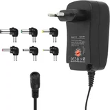 Omrežni polnilec Univerzalni 30W s 6 priključki od 3 do 12V, Črna, (5000190874)