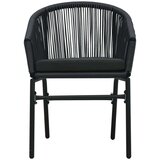  9-dijelni vrtni blagovaonski set crni | shoptok.hr
