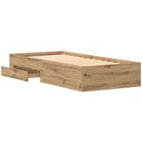  Postelja okvir Artisan Oak 90x190 cm Inženirski les | Shoptok.si