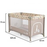 Cangaroo Moni Prenosivi krevetac Safari – Beige | ePonuda.com