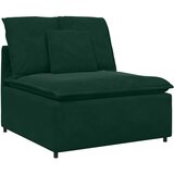  Modularna sofa s jastucima, baršunasta tamnozelena | shoptok.hr