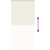 Rolo zavjesa za zamračivanje prljavo bijela 110x230 cm Širina tkanine 105,7 cm Poliester | Shoptok.si