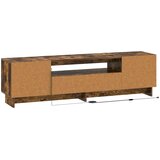  LED TV kabinet Dimljeni hrast Konstruirano drvo | shoptok.hr