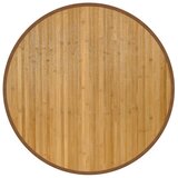  Okrugli tepih Prirodni 80 cm Bambus - Prirodna 80 cm | shoptok.hr