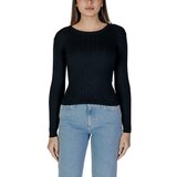 Vila Puloverji Vimullie L/S O-Neck Rib Knit Top/Pb 14103412 Črna Cene