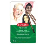 DERWENT boje drvene aquarelle 12boja u metalnoj kutiji (za portrete) academy 2300386 | ePonuda.com