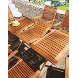 Ambia Garden VRTNA ZLOŽLJIVA MIZA les barva tikovine | Shoptok.si