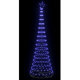  LED božićno drvce s 355 LED svjetlima Plava 302,5 cm Metal | shoptok.hr