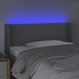  LED uzglavlje svjetlosivo 83x16x78/88 cm od tkanine | Eponuda.com