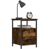  Noćni ormarić boja hrasta 34x35,5x50 cm od konstruiranog drva | shoptok.hr