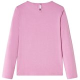  Dječja majica s dugim rukavima tamnoružičasta 104 | shoptok.hr