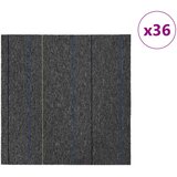  Tepih pločica Srednja siva s prugama 50 x 50 cm 36 pcs | shoptok.hr