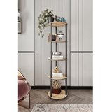 Hanah home Polica za knjige Bookcase 5 Tiers Round Hrast | ePonuda.com