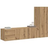  3-dijelni zidni TV ormarić Artisan hrast izrađen od drveta | shoptok.hr