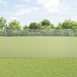  Zavarena žičana ograda s postom 10 x 1,4 m Srebrna Mreža | shoptok.hr
