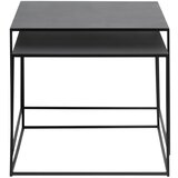 Unique Furniture Crni metalni stolići za kavu u setu 2 kom 65x65 cm Pebble – | shoptok.hr