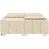  Okvir za krevet bez madraca krem 140 x 190 cm od tkanine | Eponuda.com