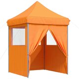 Šator za svadbe - šator za zabave Narančasta 200 x 200 x 306 cm Oxford tkanina - Narančasta s 4 bočna zida Da | shoptok.hr
