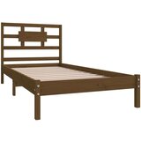  Za krevet od masivnog drva smeđa boja meda 100 x 200 cm | shoptok.hr