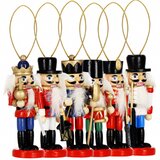  Božićna dekoracija - figurice Orašar, 8 cm, 6 komada | shoptok.hr
