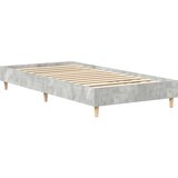  Okvir kreveta bez madraca beton siva 75x190cm konstruirano drvo | shoptok.hr