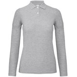  MAJICA DUGI RUKAVI POLO B&C ID.001 LSL/WOMEN 180G SVIJETLO SIVA L Cene