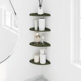  Lebdeća polica s policom 4 pcs Maslinasto zelena 18 x 18 x 2 cm | Eponuda.com