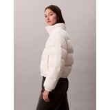 Calvin Klein Jeans Prehodna jakna 'ESSENTIAL' bela | Shoptok.si