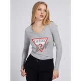 Guess Grey T-Shirt Icon Logo T-shirt applications - Women | ePonuda.com